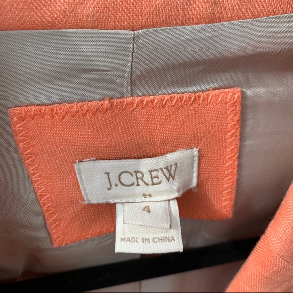 J. Crew Blazer Orange 4 - Picture 3 of 8